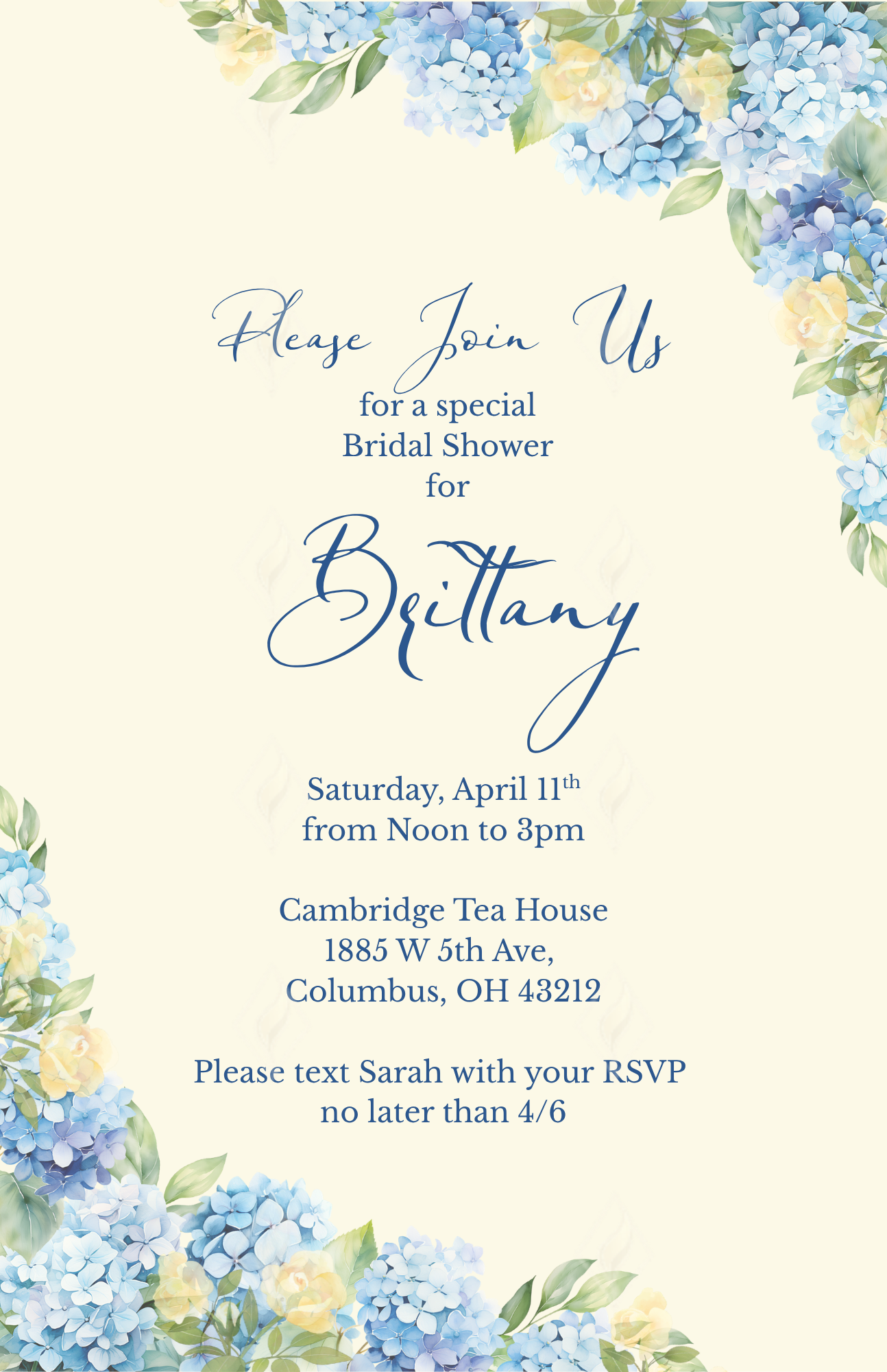 Invitations - preview